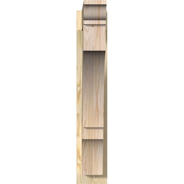 Balboa Rough Sawn Traditional Outlooker, Douglas Fir, 6W X 22D X 34H